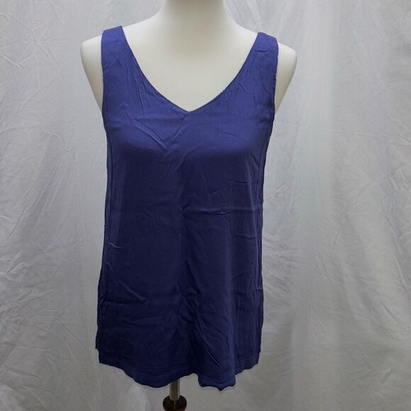 New w/tag Tribal Jeans reversible tank top shirt blue/boho XS - Picture 4 of 10